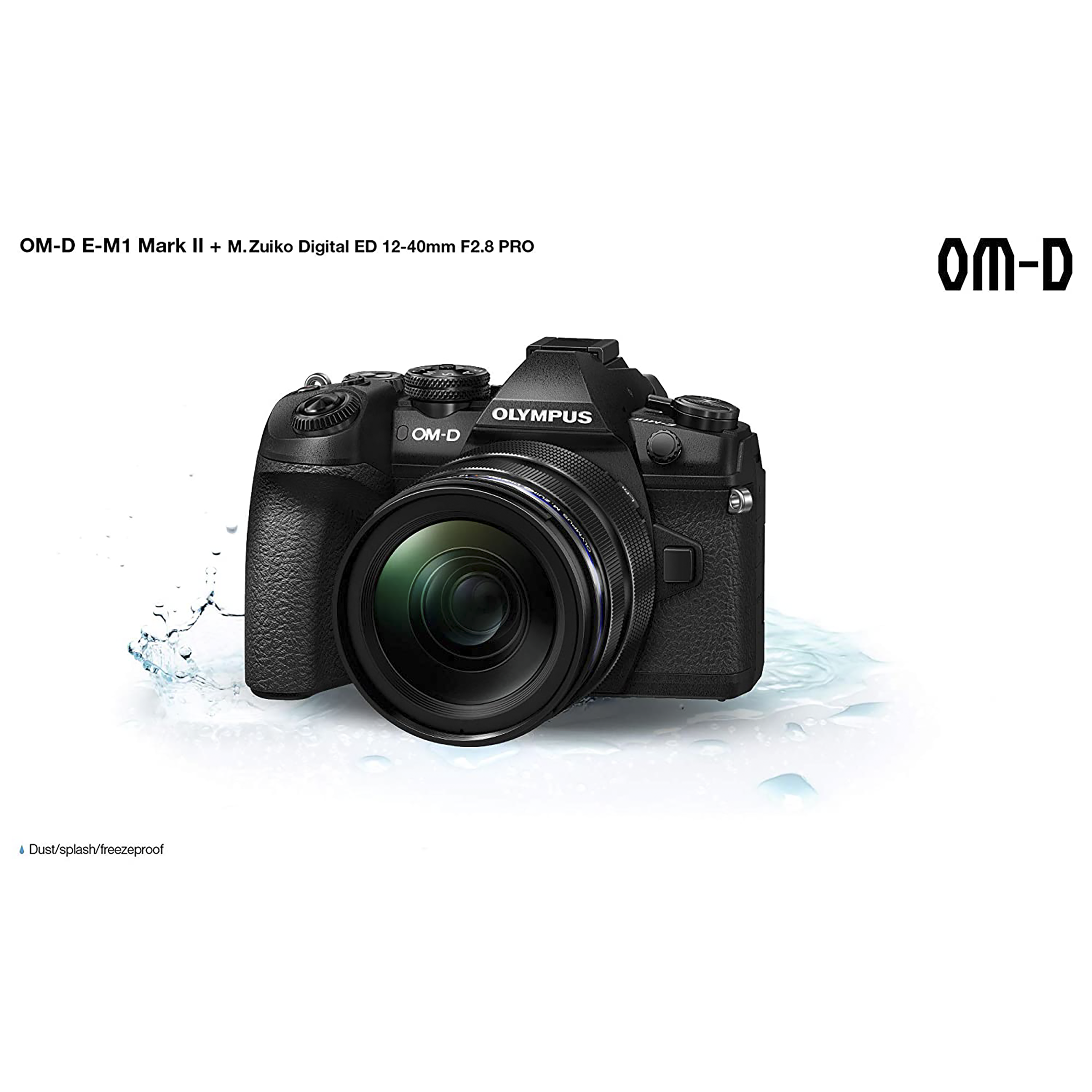 OLYMPUS OM-D E-M1 Mark II 20.4MP Mirrorless Camera (12-40 mm Lens, 17.4 x  13.0 mm Sensor, View Finder Magnification)